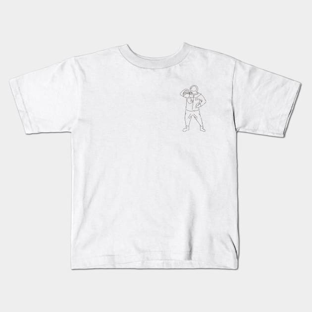 astronaut Kids T-Shirt by Messer